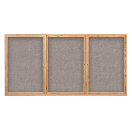 United Visual Products Board, 48x36, Walnut/Blue UV103EZ-BLUE-WALNUT